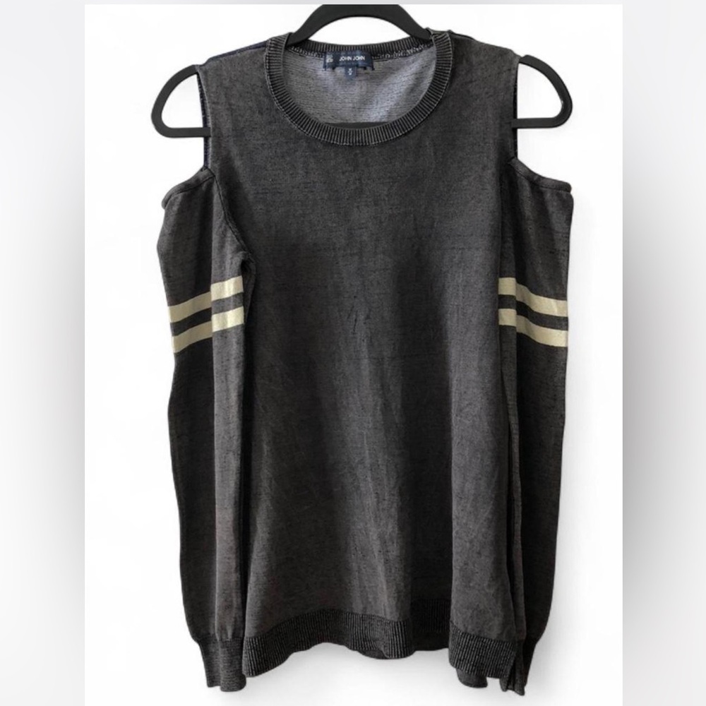 John John Women's Shoulder Cut Out Pullover Sweater